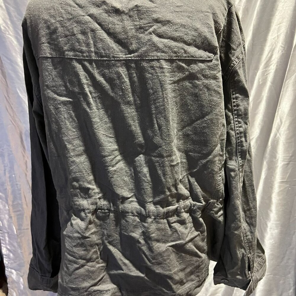 NWT Supplies Gray Linen Blend Utility Jacket Size 2X - Picture 3 of 6